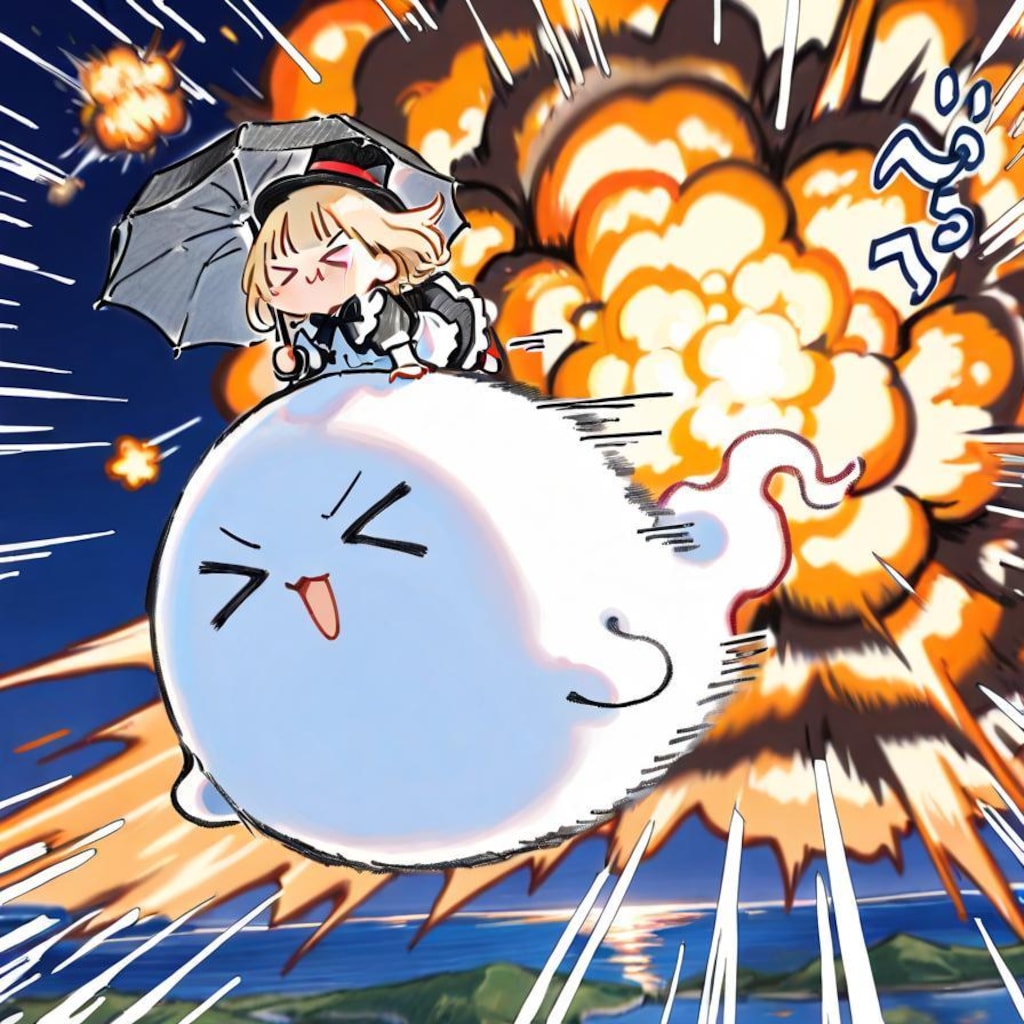☂️(>ω< )💨👻💨💥💥💥