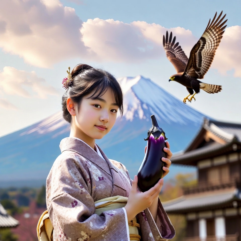 一富士　二鷹　三茄子 | の人気AIイラスト・グラビア