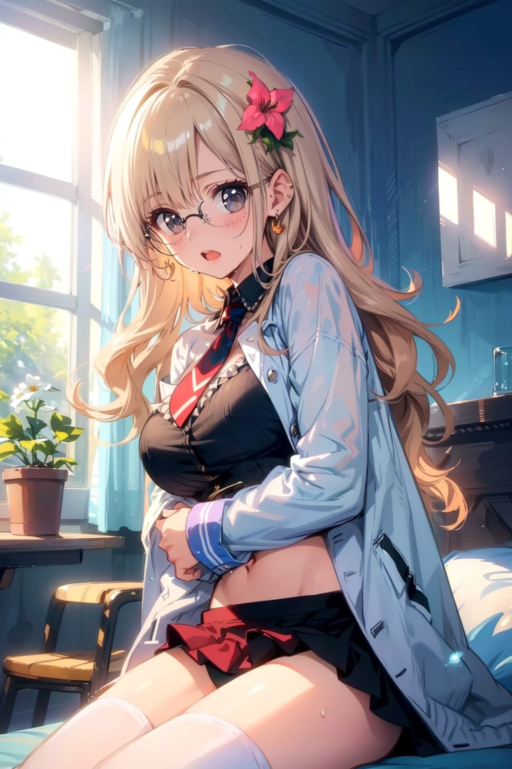 たまにはメガネも