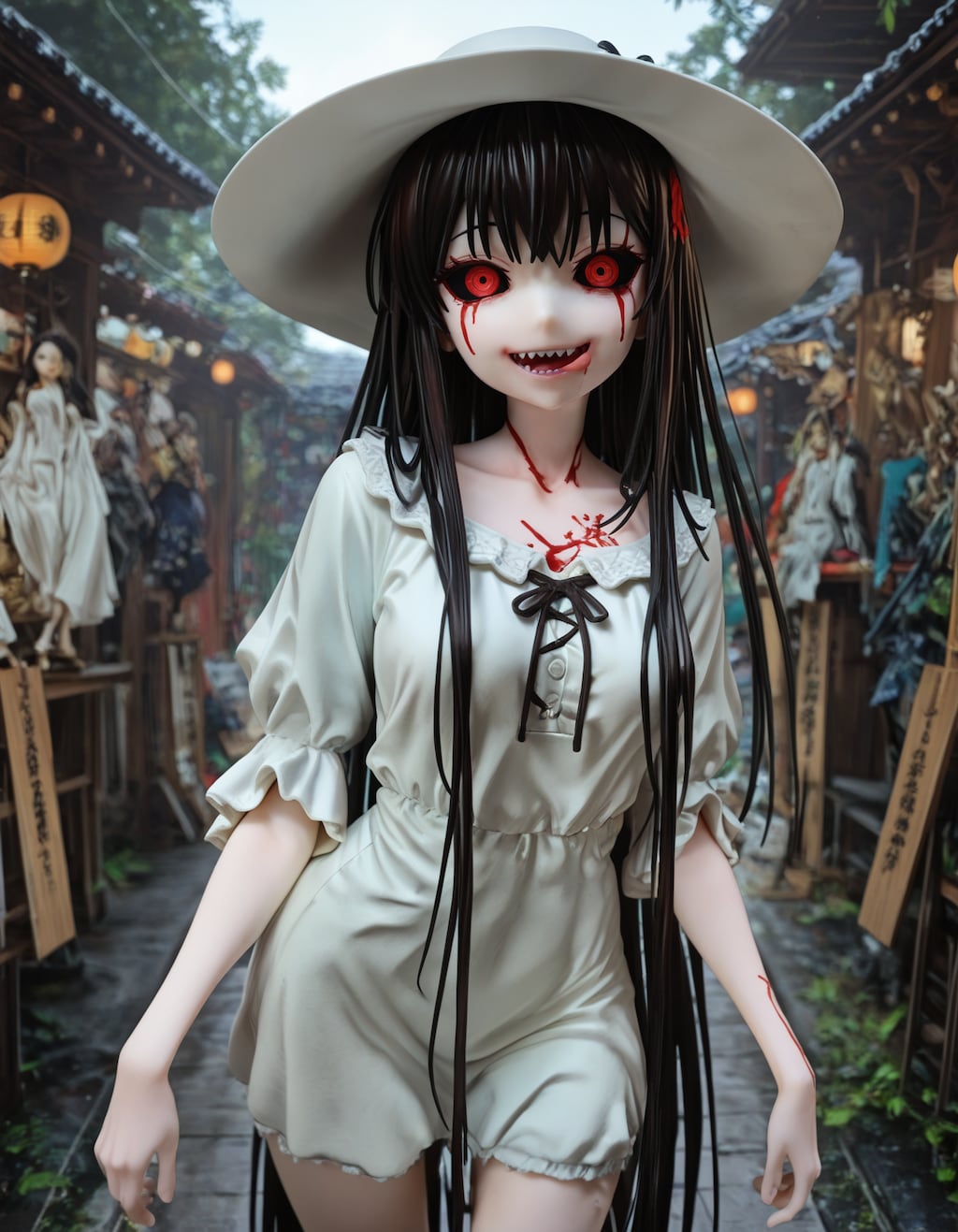 八尺様フィギュア