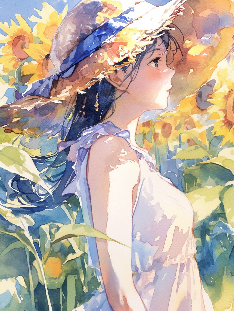 君と過ごす夏 | の人気AIイラスト・グラビア