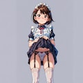 メイドユウリちゃんたくし上げ 3枚目