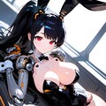 闇市のバーで♪　サイバネティックバニーガール♡ 12枚目