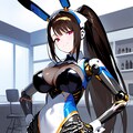 闇市のバーで♪　サイバネティックバニーガール♡ 5枚目