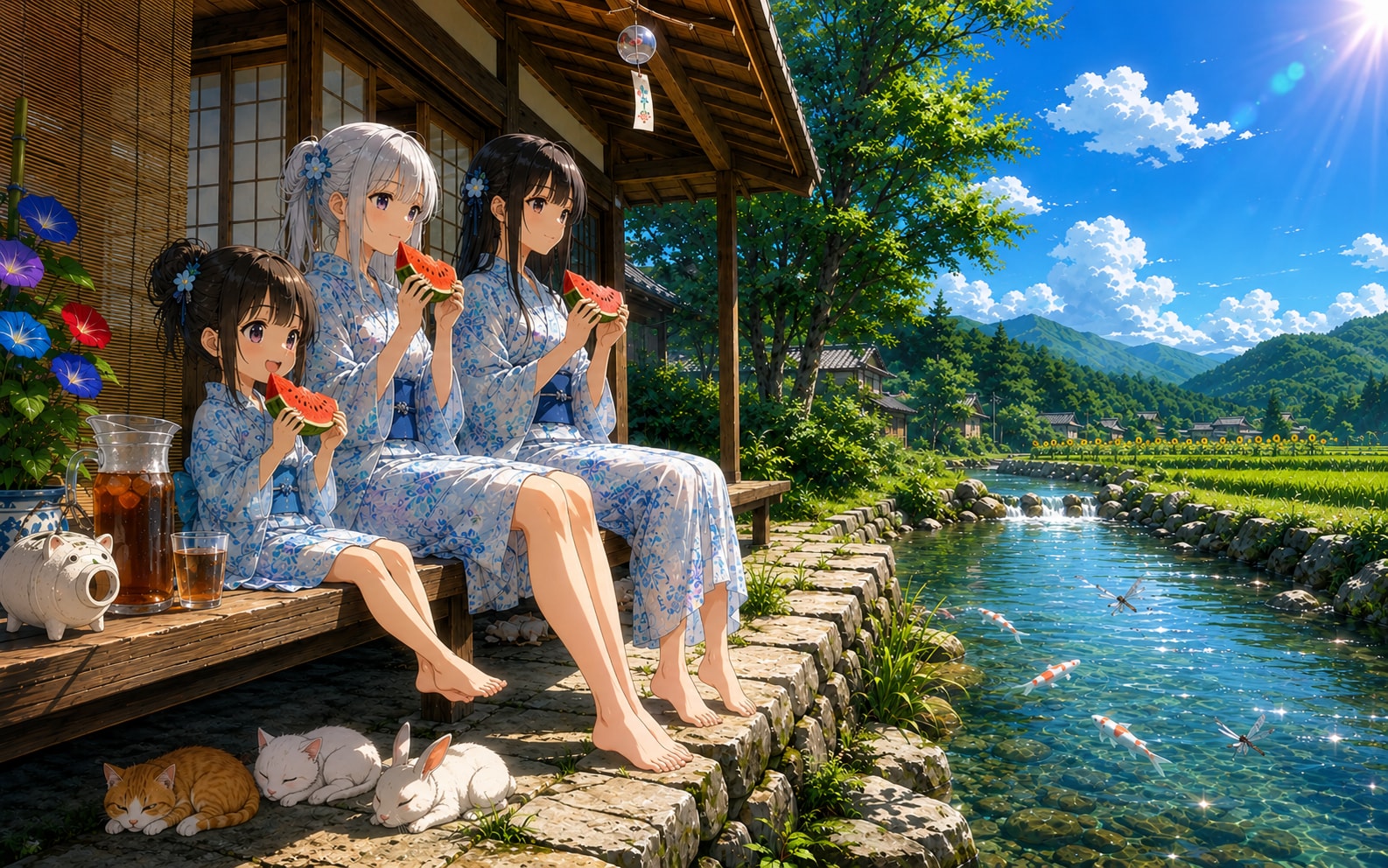 山里の涼