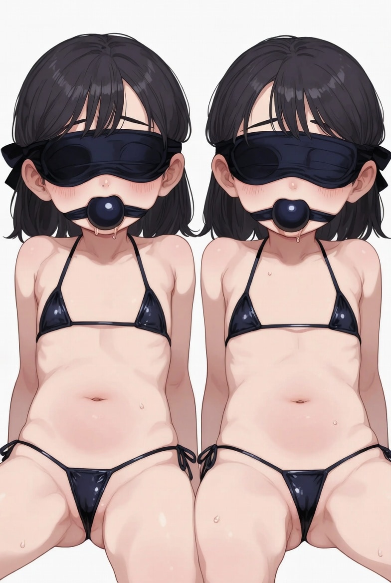 目隠し