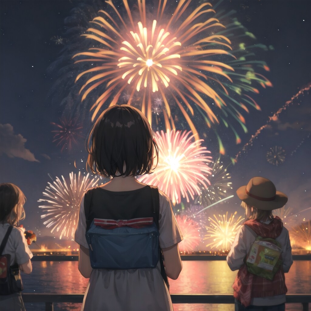 花火 | の人気AIイラスト・グラビア