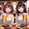 うちの子大人組肉の日会 4枚目
