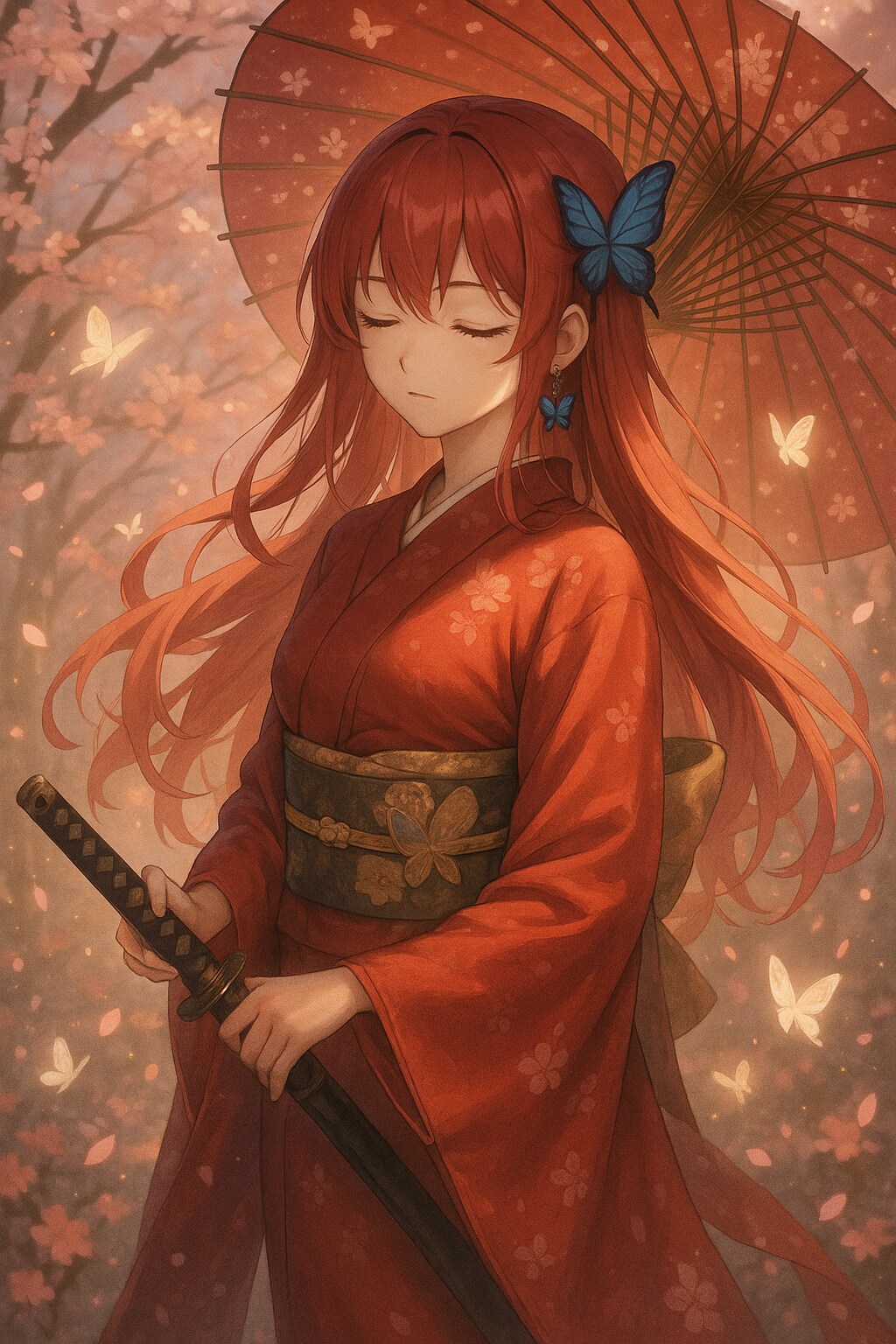 胡蝶、春に舞う