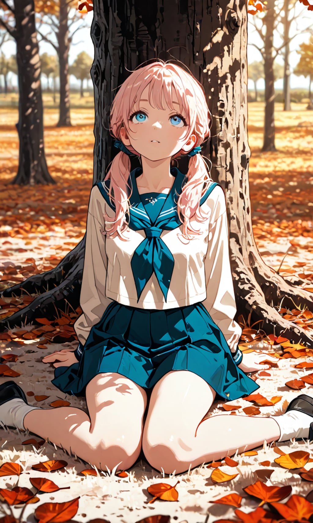 木漏れ日を見上げて