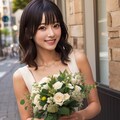 花と美女 3枚目