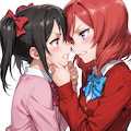 口論している西木野真姫と矢澤にこ 2枚目