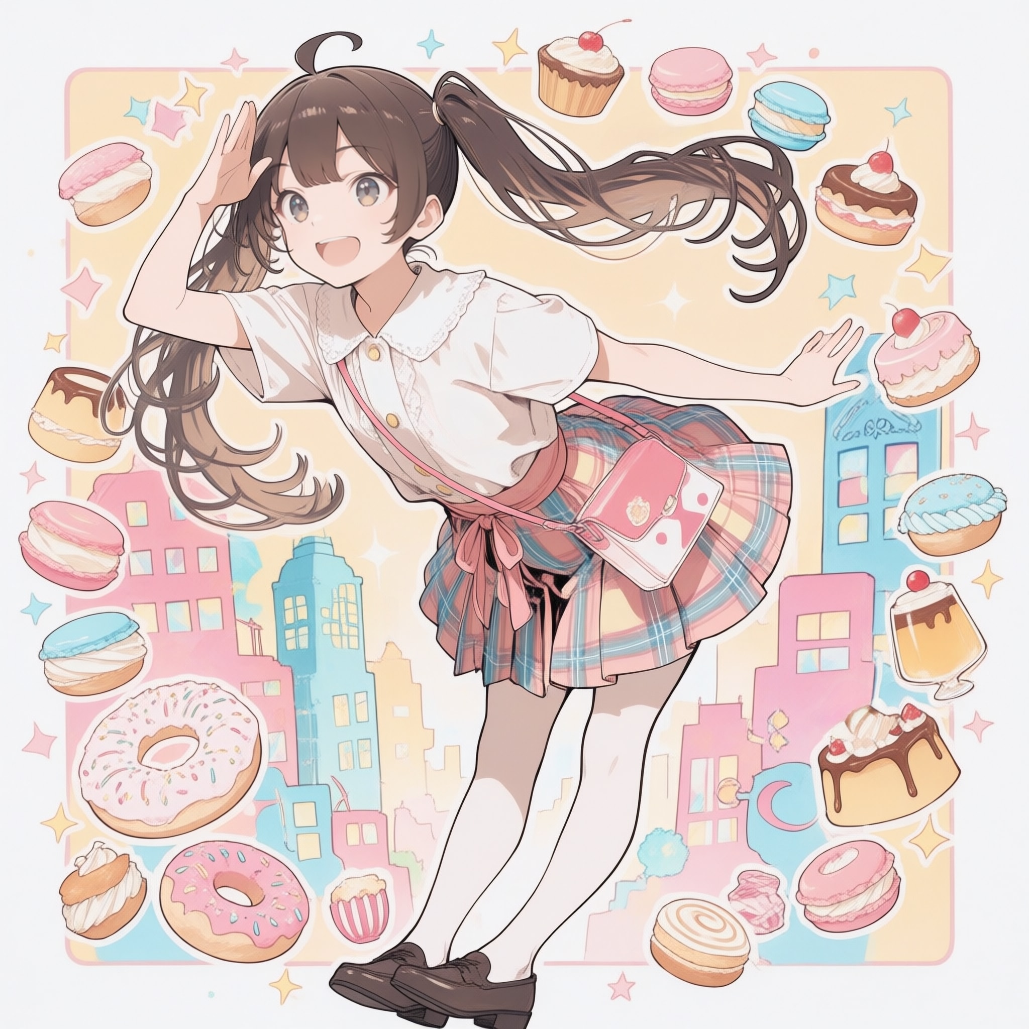 どこのお菓子を食べに行こう？ | の人気AIイラスト・グラビア