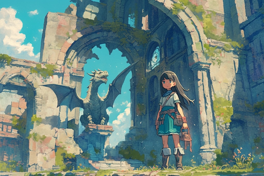 ドラゴンと少女（竜騎士）157