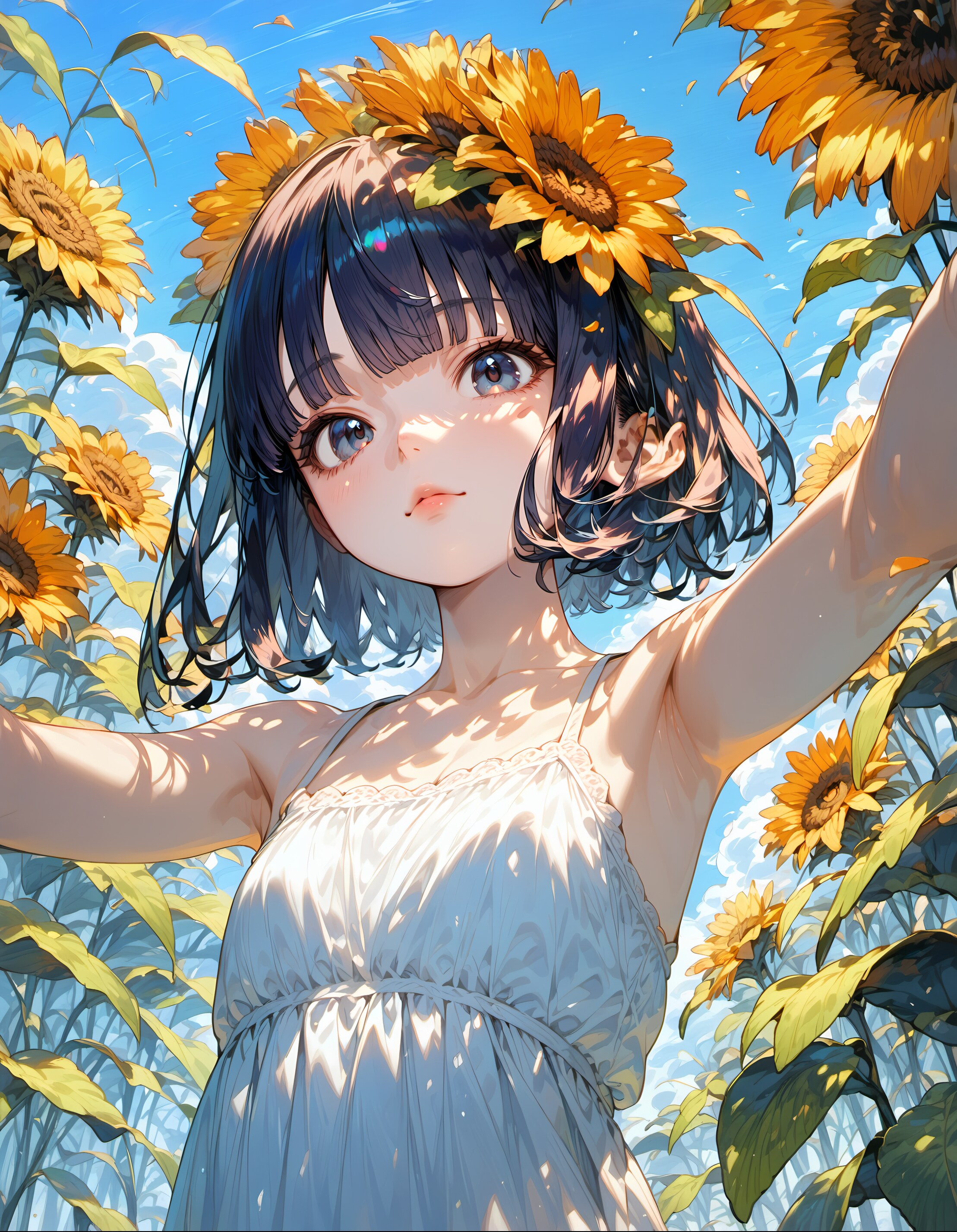 sunflower crown | の人気AIイラスト・グラビア