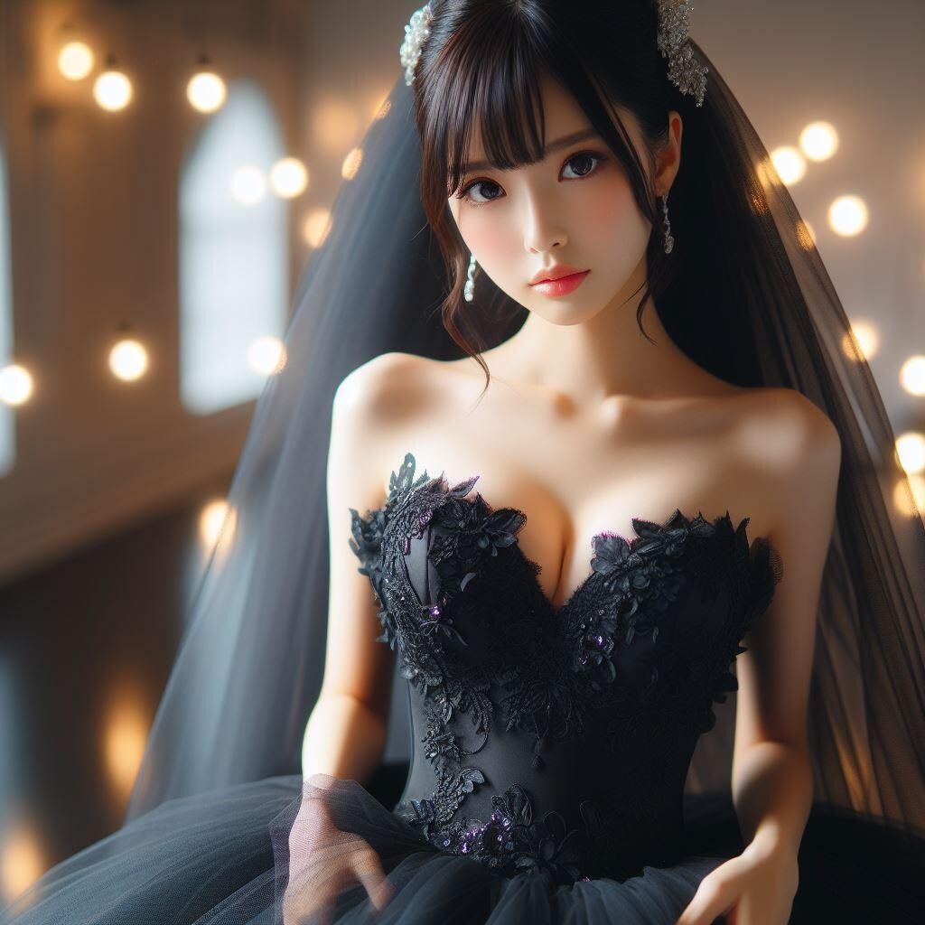 black dress