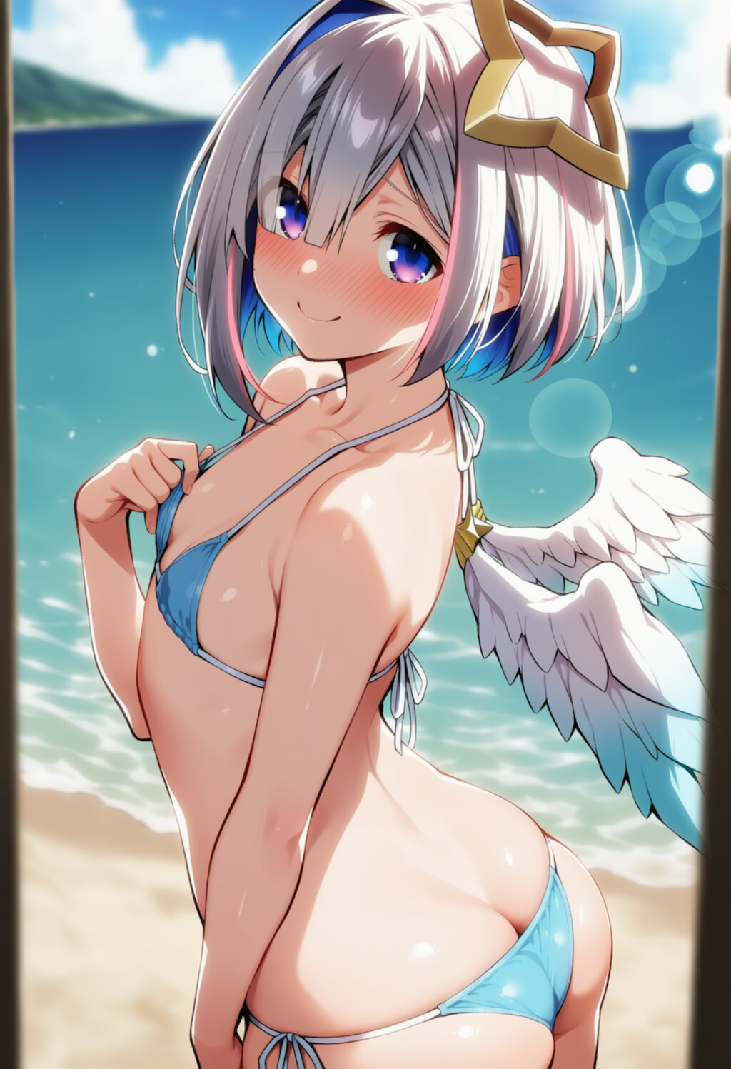 がんばってみたんだけど、似合うかな？（天音かなた）