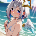 がんばってみたんだけど、似合うかな？（天音かなた） 3枚目