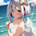がんばってみたんだけど、似合うかな？（天音かなた） 8枚目