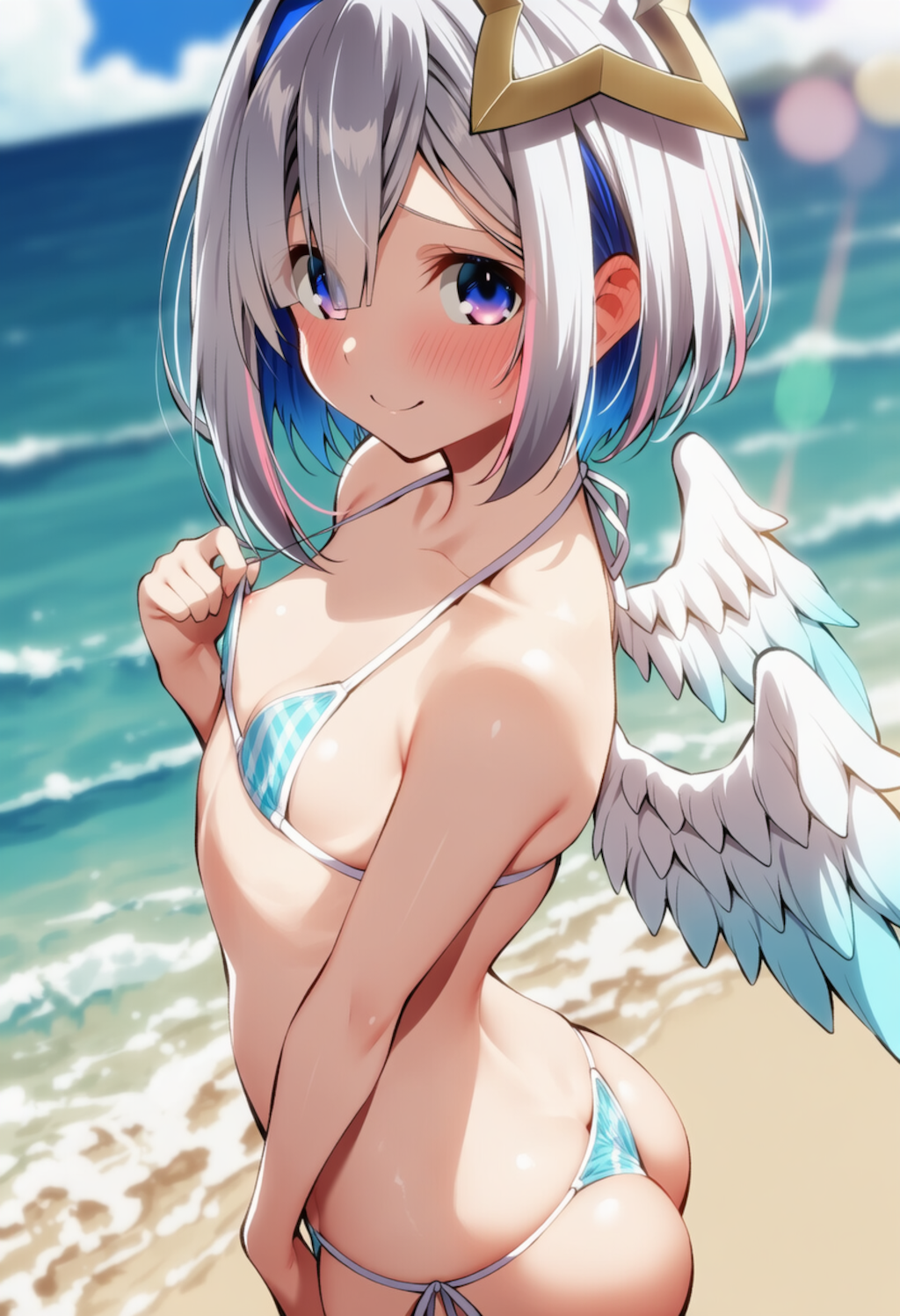 がんばってみたんだけど、似合うかな？（天音かなた）