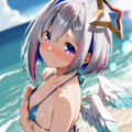 がんばってみたんだけど、似合うかな？（天音かなた） 10枚目
