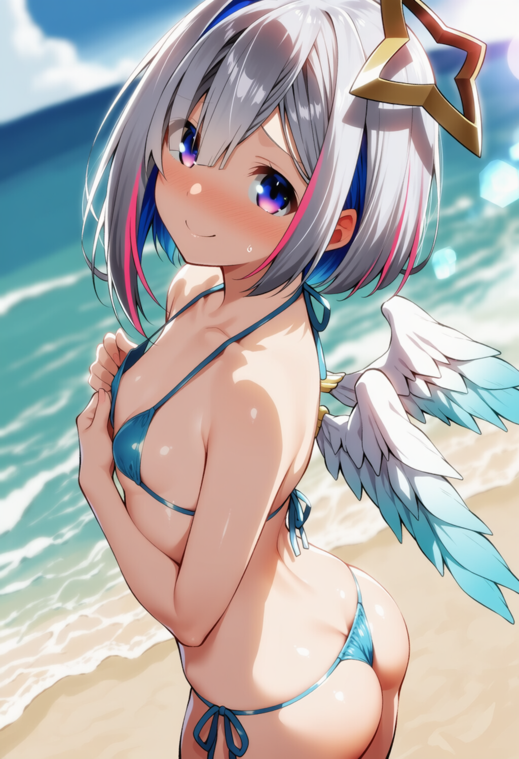 がんばってみたんだけど、似合うかな？（天音かなた）