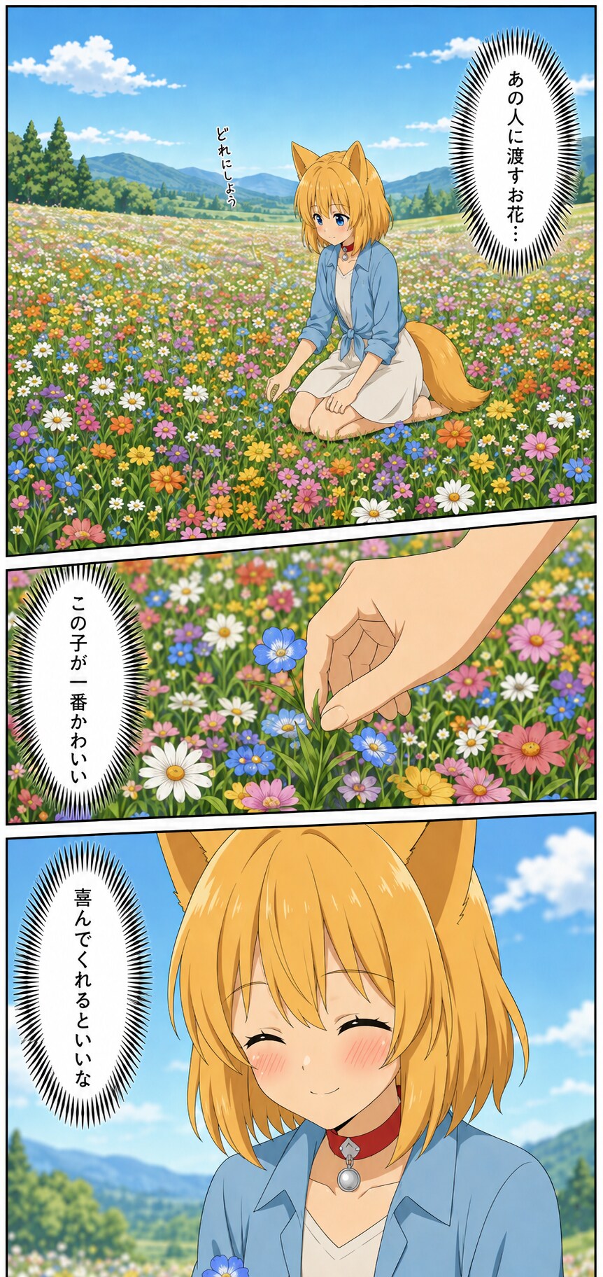好きな人に好意を伝えたいキツネ | の人気AIイラスト・グラビア
