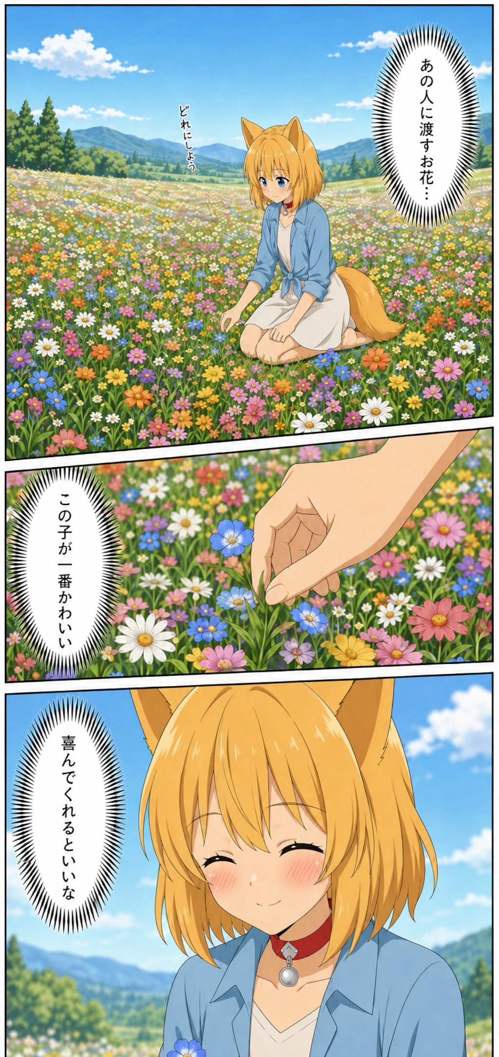 好きな人に好意を伝えたいキツネ