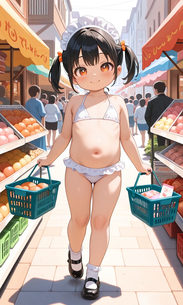 買い出し中