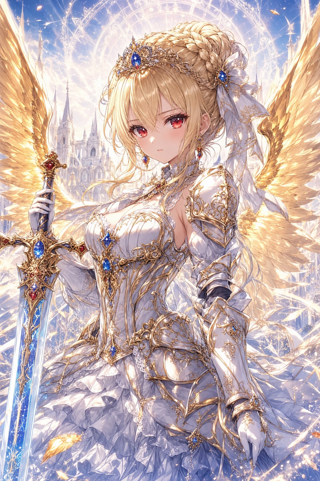 黄金の翼の女神
