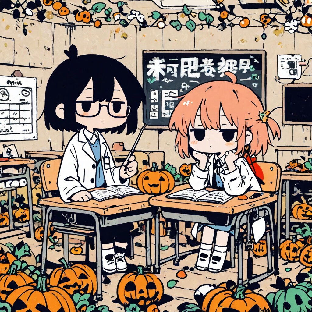 かぼちゃ教室 | の人気AIイラスト・グラビア