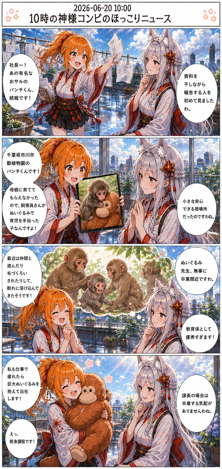 毎日漫画　10時　ほっこりニュース