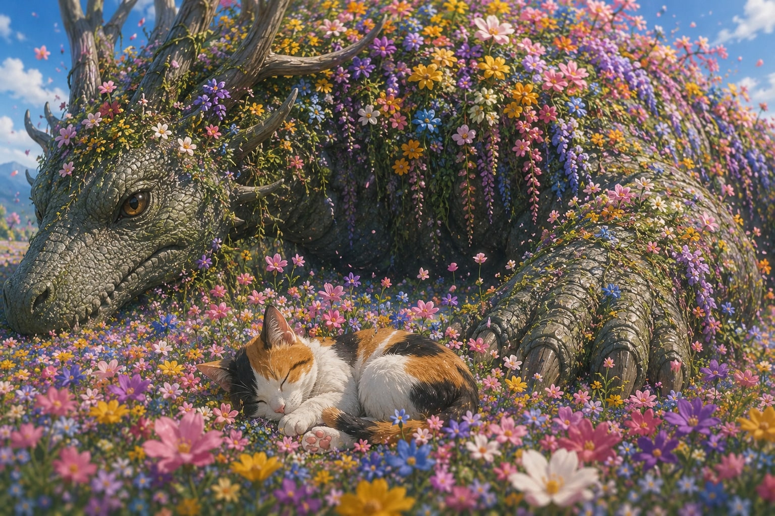 お花畑でベット