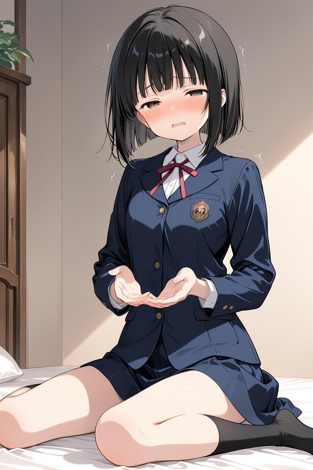 『うう、ランクインしたけど……恥ずか死にそう……』後輩ちゃん | の人気AIイラスト・グラビア