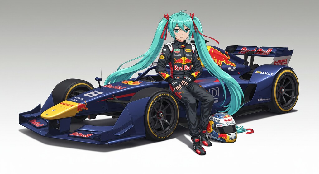 初音ミクとレッドブルF1