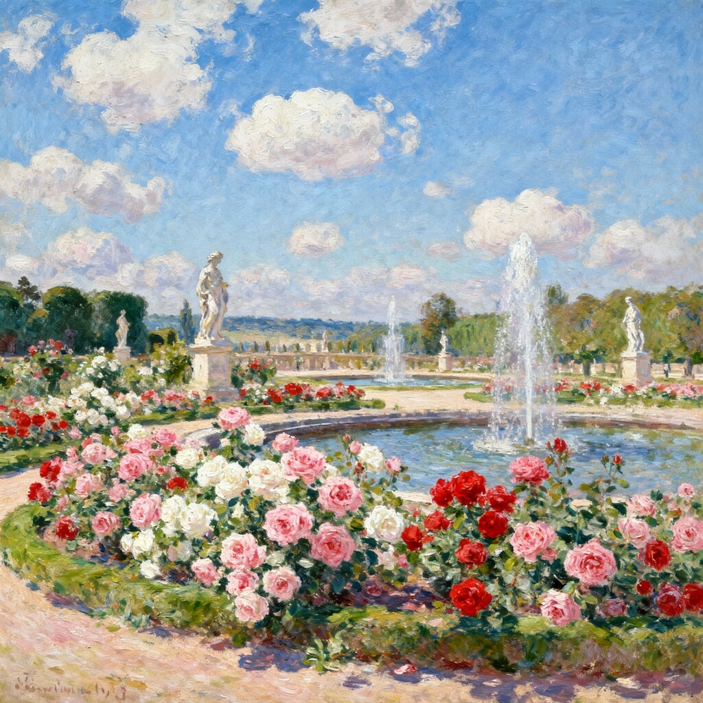 モネのベルサイユのバラ