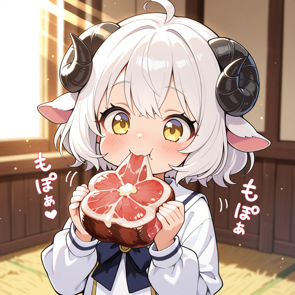 ちがーう！！メイちゃんは草食でしょーっ！！