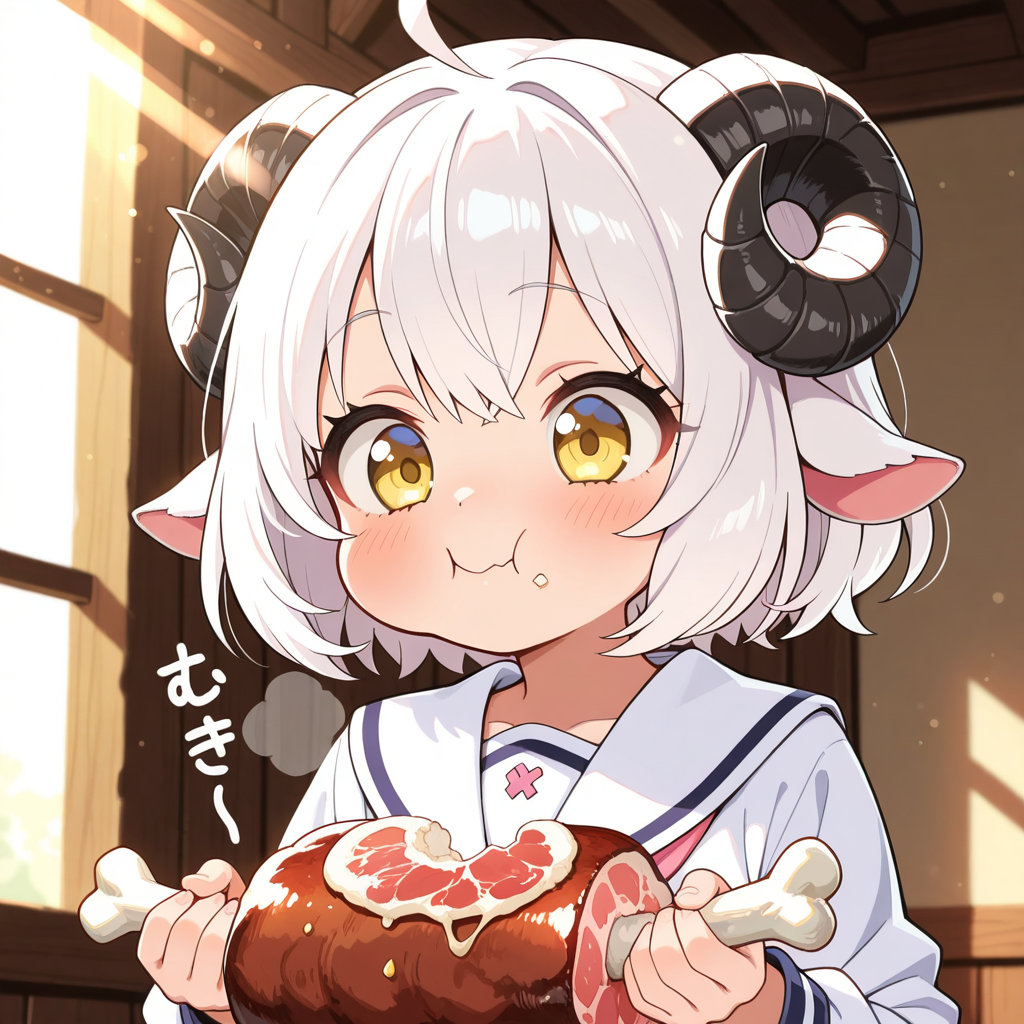 ちがーう！！メイちゃんは草食でしょーっ！！