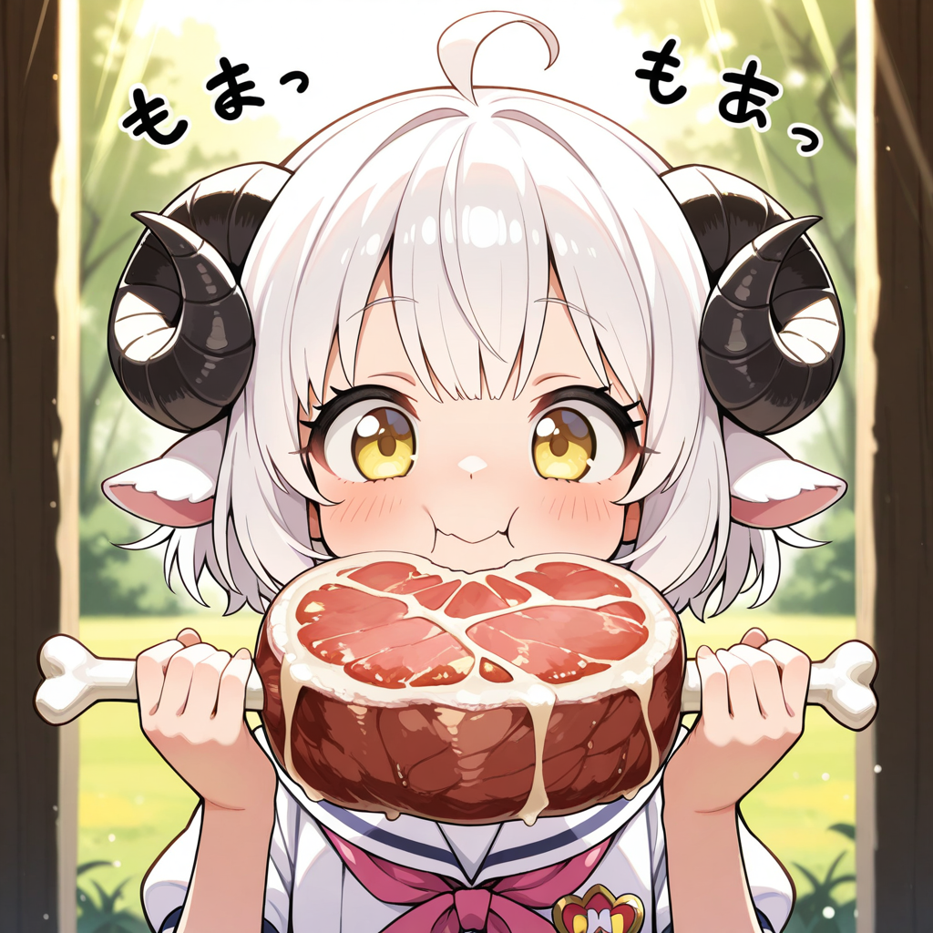 ちがーう！！メイちゃんは草食でしょーっ！！