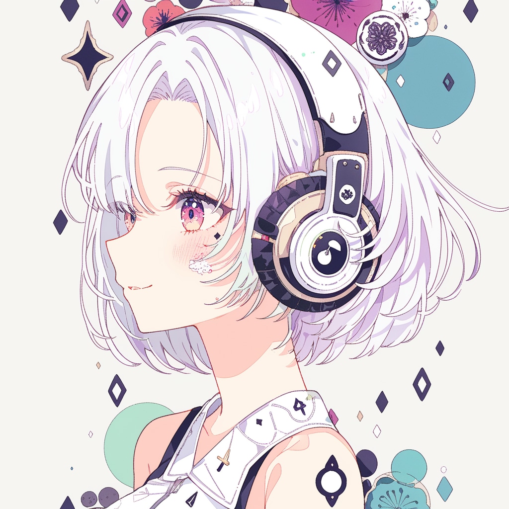 サウンド・エフェクト　テーマは「ヘッドホンと美少女」 | の人気AIイラスト・グラビア