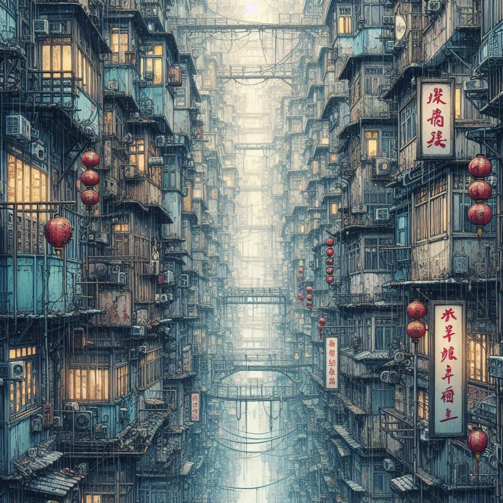 想像した摩天楼とは違うけど、これはコレで | の人気AIイラスト・グラビア