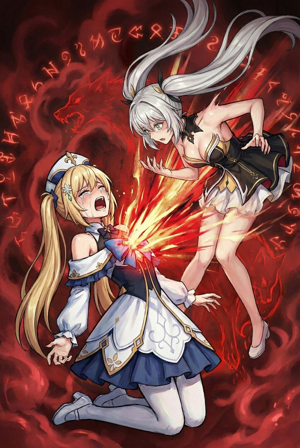 Trina(s) cosplay as The Wolf