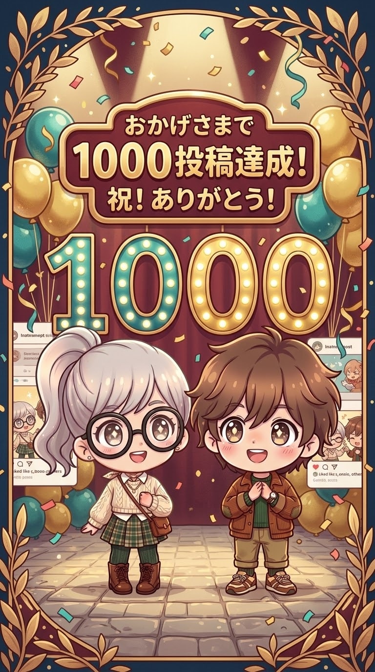 祝　1000投稿 | の人気AIイラスト・グラビア