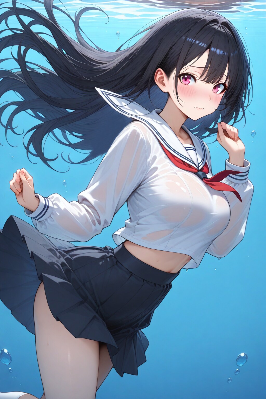 制服ＪＫ #82　Underwater　AURA