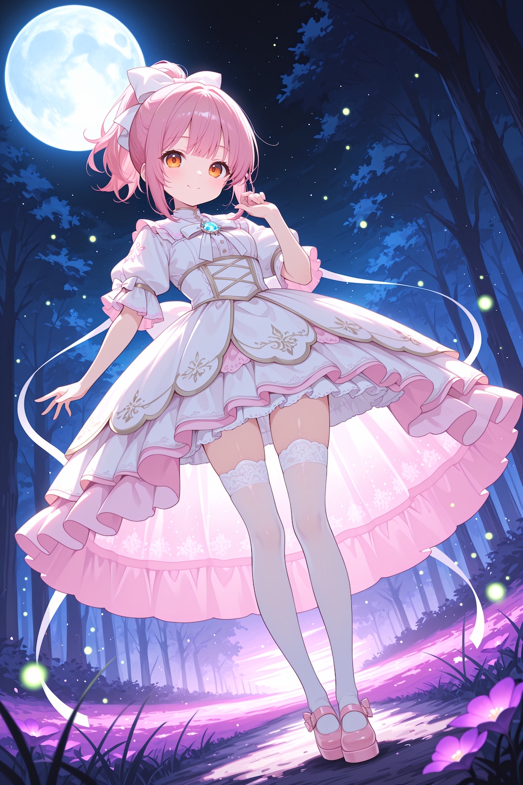 蛍舞う夜