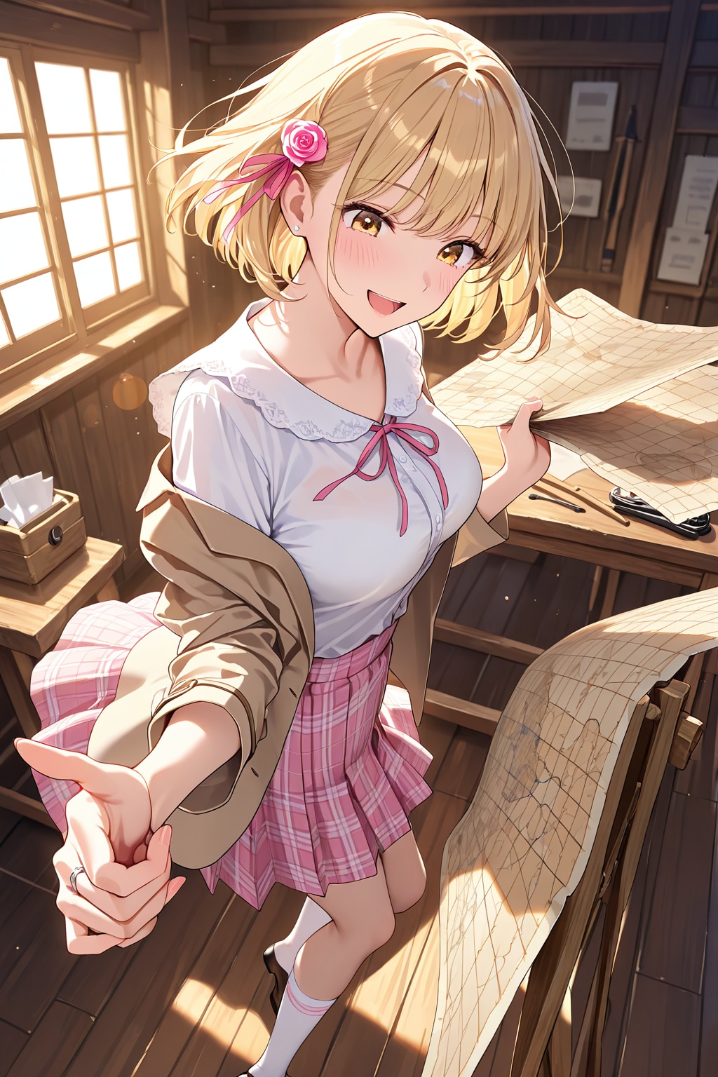 設計に夢中なお姉さん♡