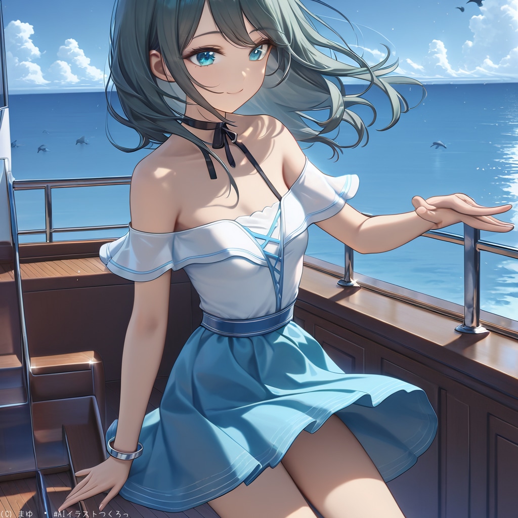 遊覧船の景色サイコー