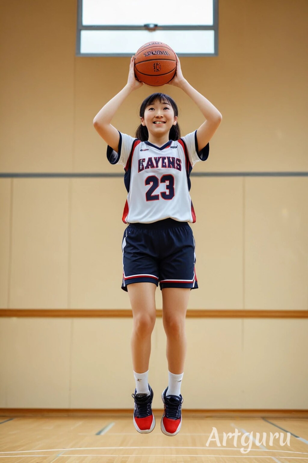 女バスのジャンプシュート（番外24）