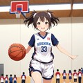 女バスのジャンプシュート（番外24） 3枚目