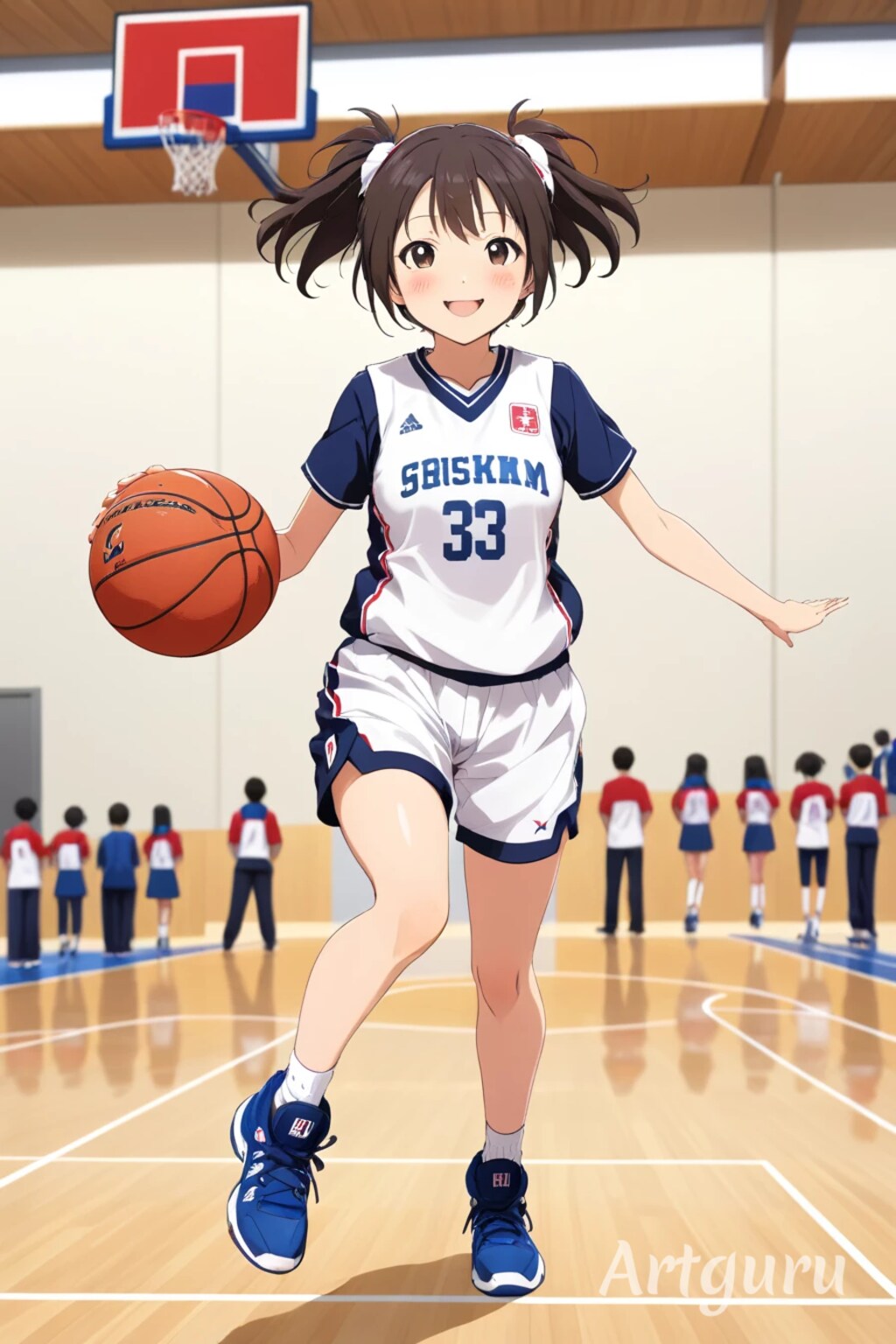 女バスのジャンプシュート（番外24）